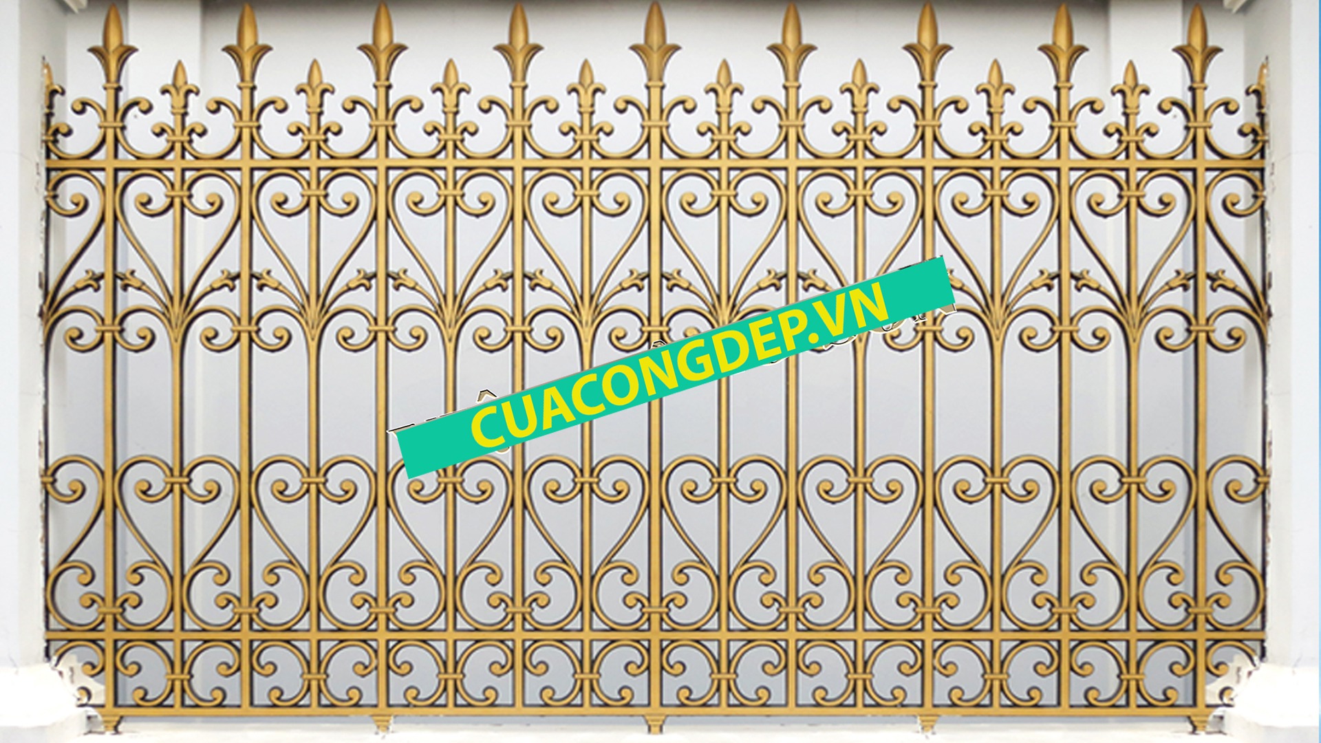 HÀNG RÀO NHÔM MẪU 06